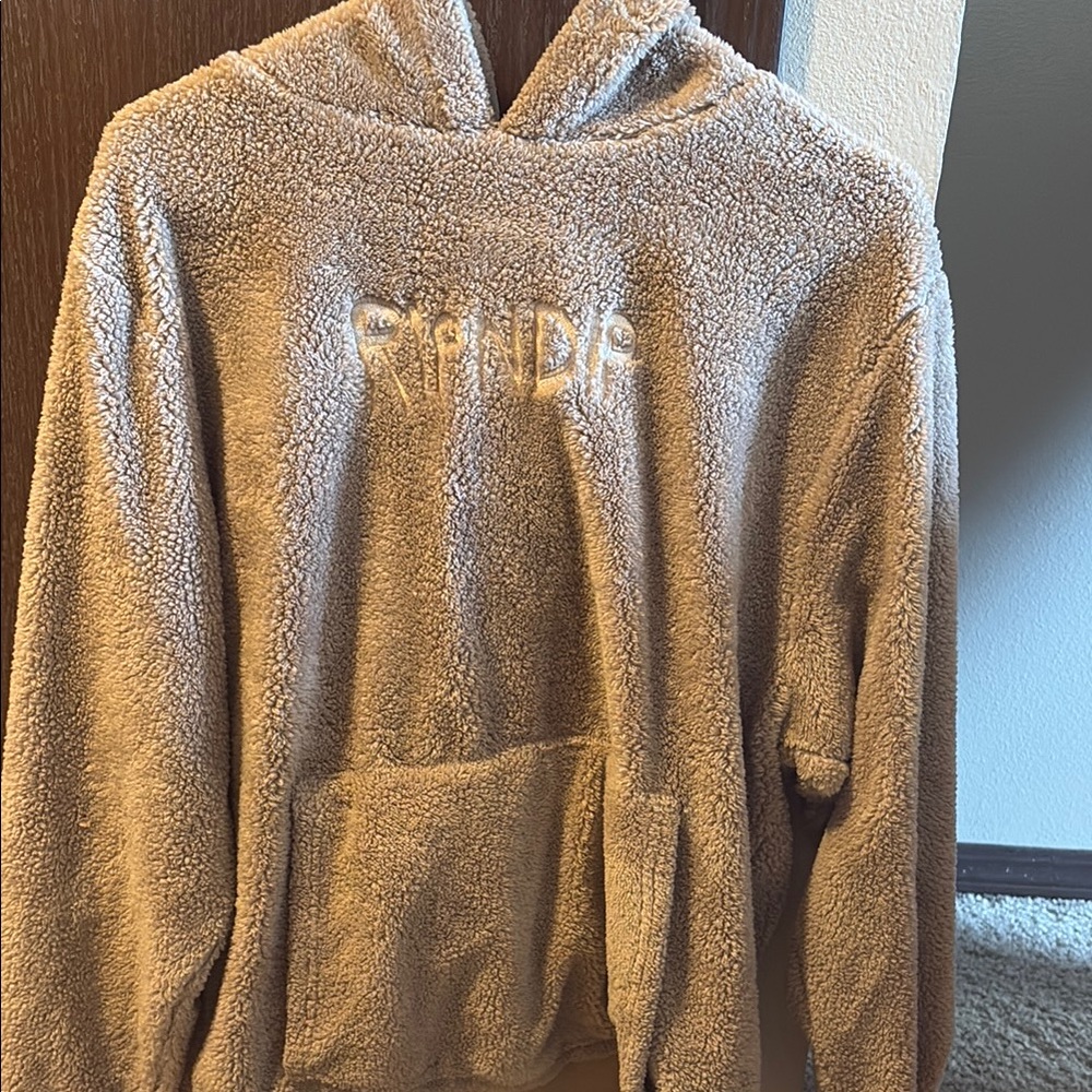 Cozy Tan Sherpa Hoodie